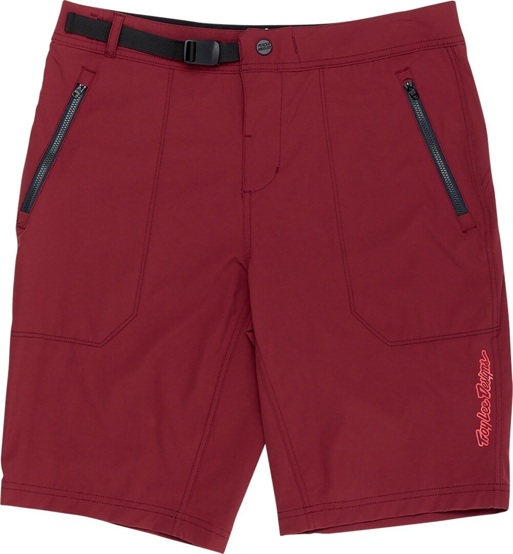 Troy Lee Designs Skyline Trail Shell Mono Bicycle Shorts, red, Size 34 for Men