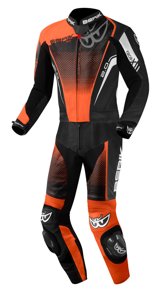 Berik XR-Ace Evo terno de couro de motocicleta perfurado de 2 peças 2ª escolha item