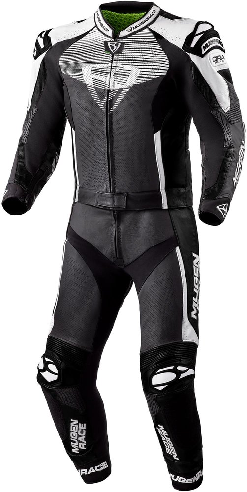 MUGENRACE Scorpion Tuta in pelle da moto a due pezzi traforata