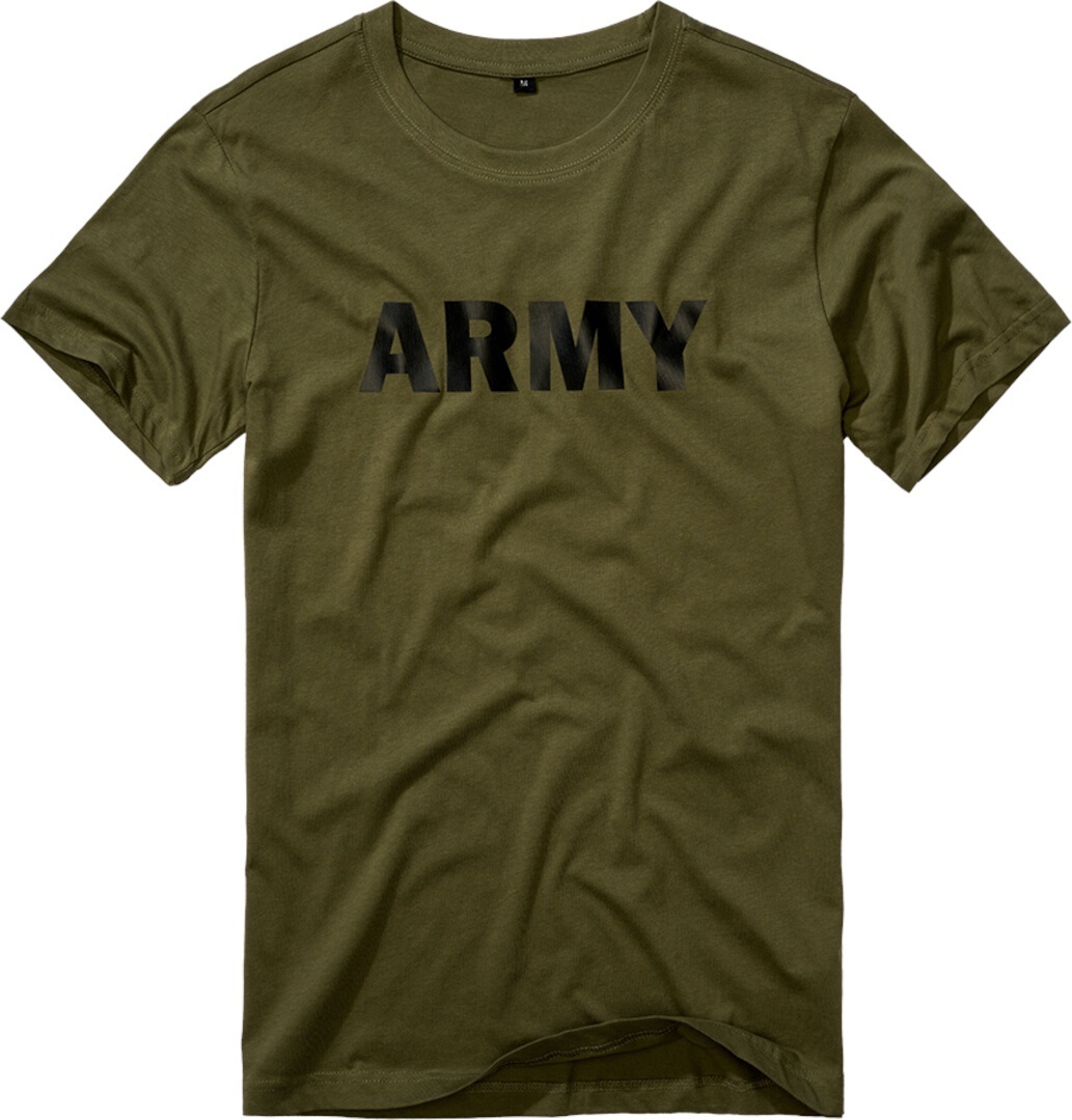 Brandit Army T-Shirt, green, Size 4XL for Men-image-858395735