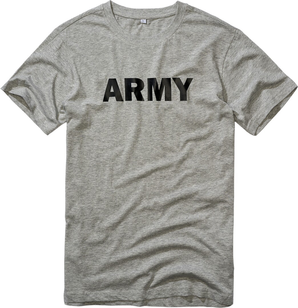 Brandit Army T-Shirt, grey, Size M for Men-image-858395545