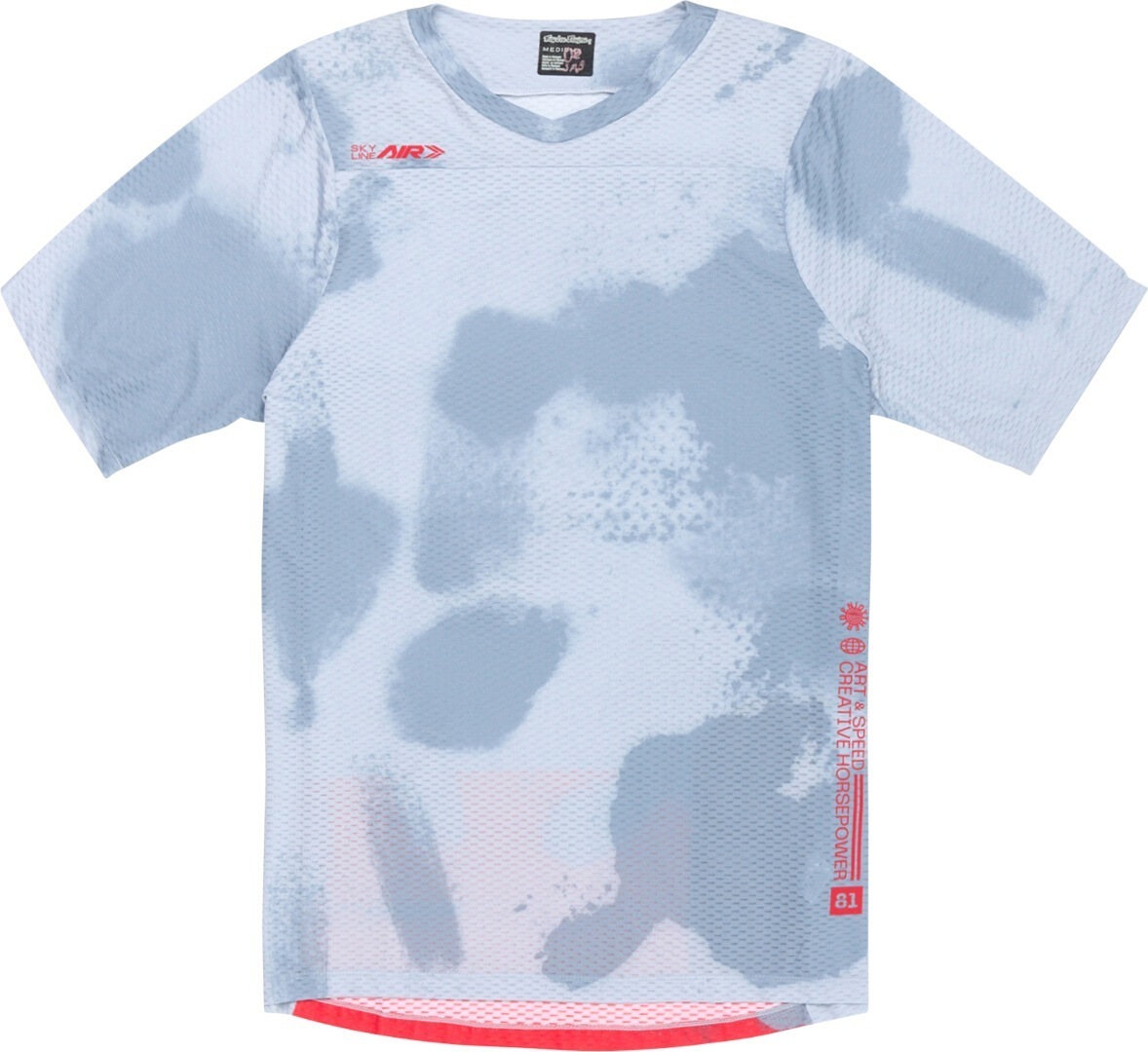 Troy Lee Designs Skyline Air Flared SS Bicycle Jersey, grey, Size M for Men-image-1082998115