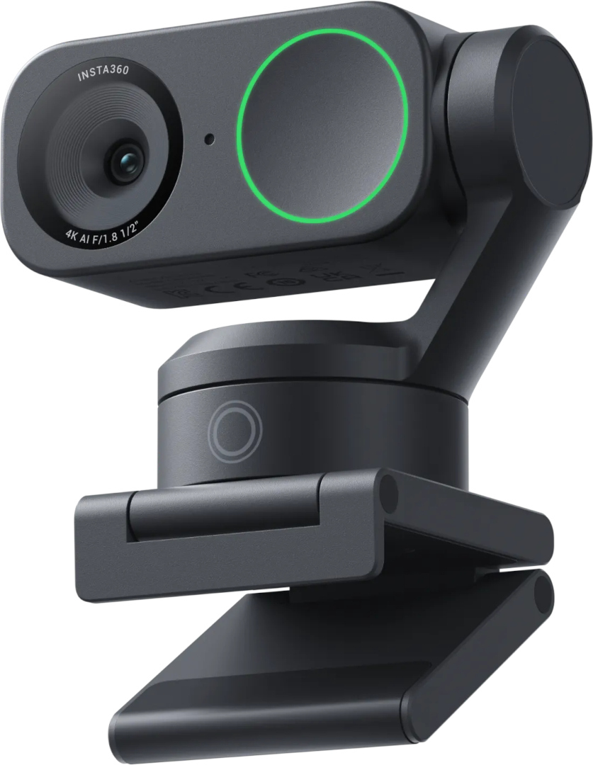 Insta360 Link 2 Standard Edition Webcam, sort