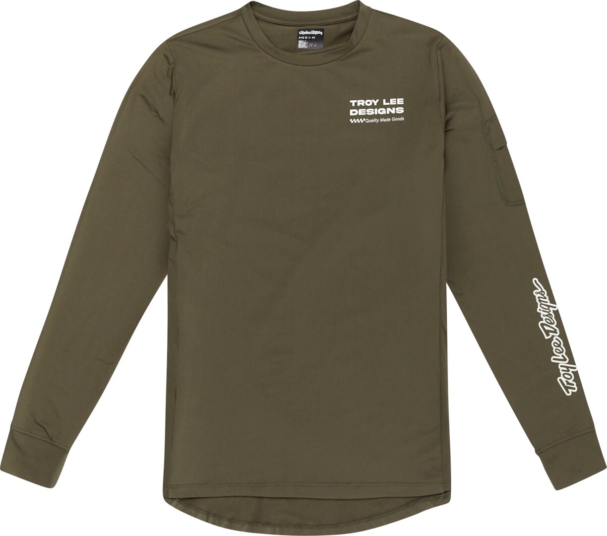 Troy Lee Designs Ruckus Factory Ride Langarmshirt, grün, Größe S für Männer