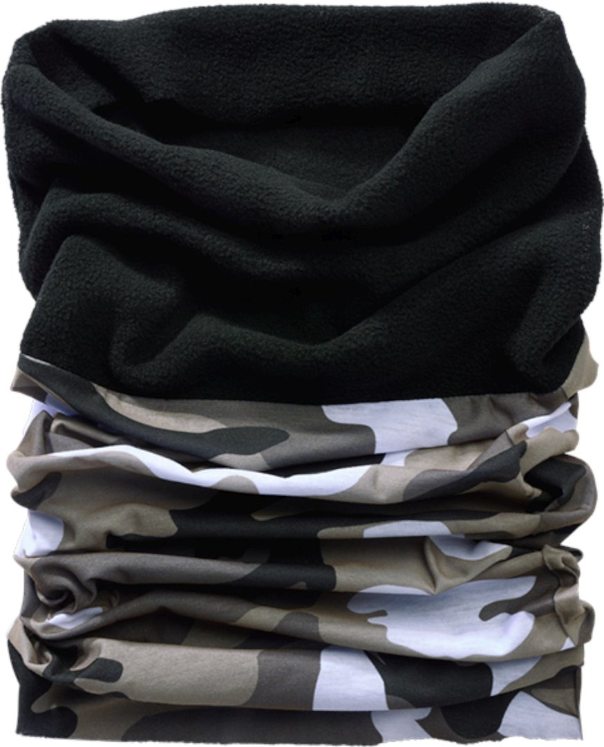 Brandit Fleece Multifunctional Headwear, black-grey-white for Men-image-599141909