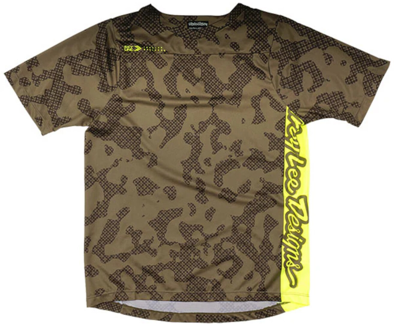 Troy Lee Designs Skyline SS Scrubland Kids Bicycle Jersey, green, Size XS-image-1087902846