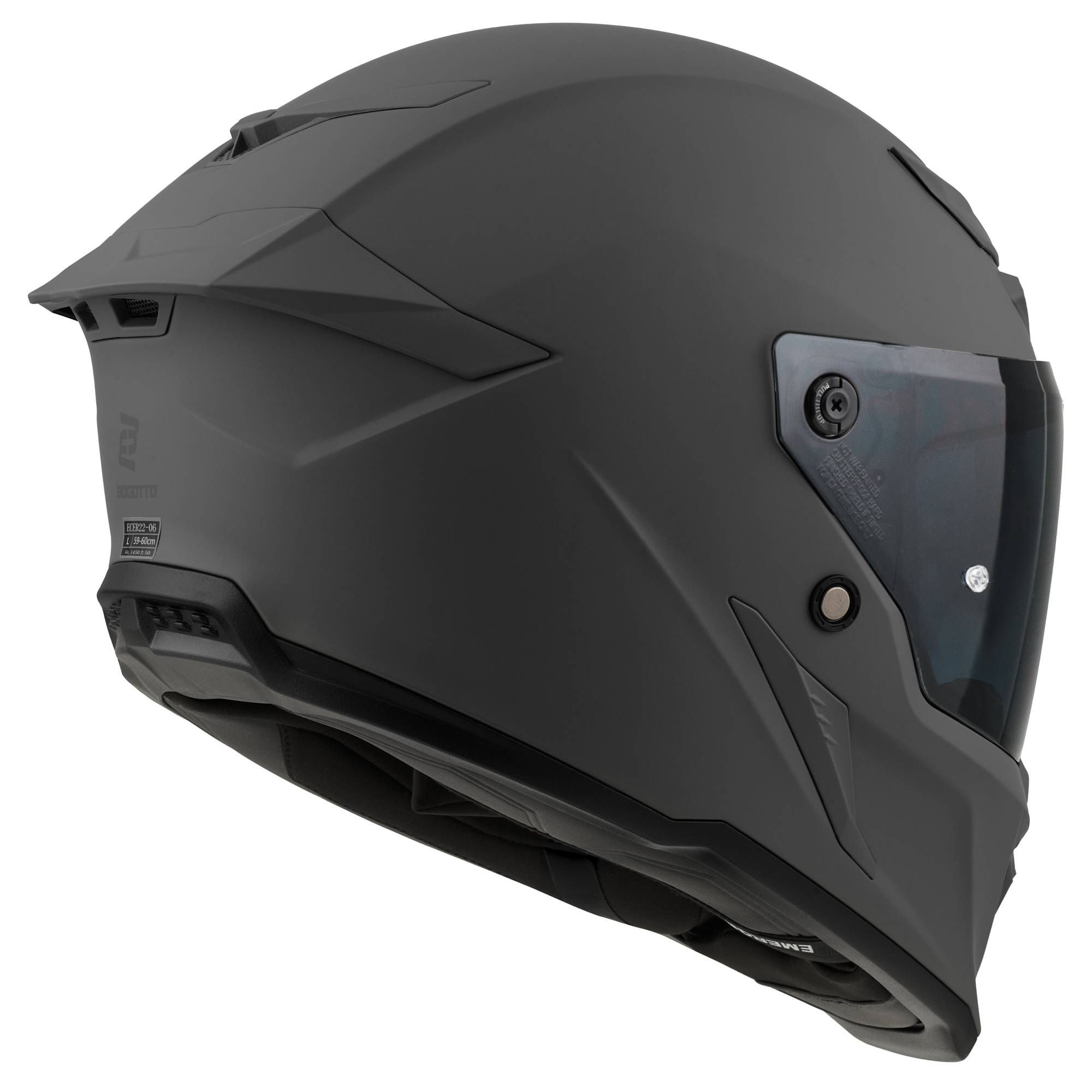 Side view of Bogotto Blade Helmet, black, Size XS for Women