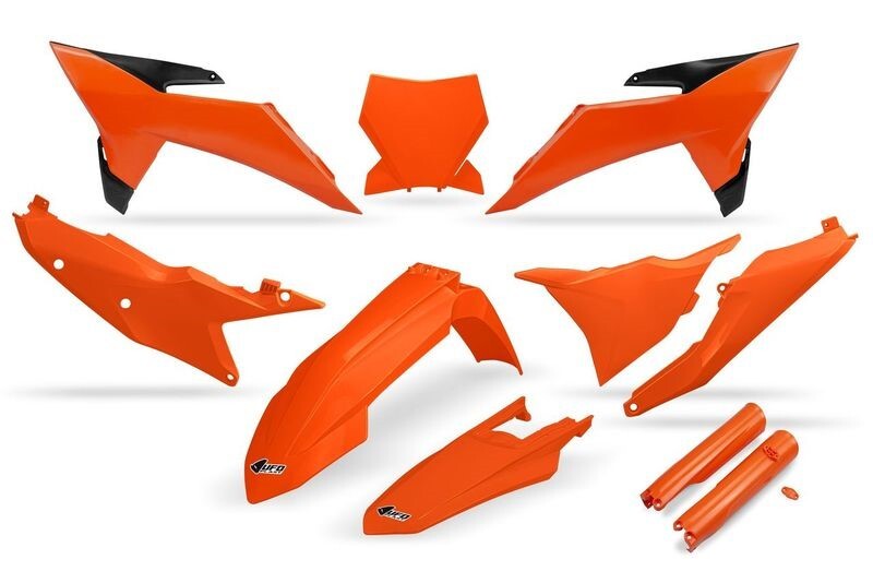 UFO Kit Completo de Plásticos com Protetores de Garfo - Cor OEM