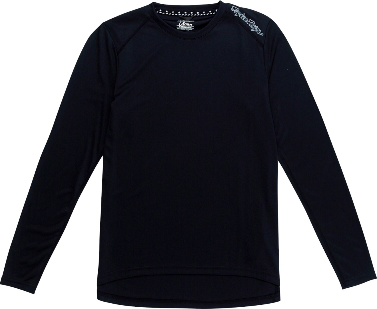 Troy Lee Designs Lilium LS Mono Ladies Bicycle Jersey, black, Size L for Women-image-594206692