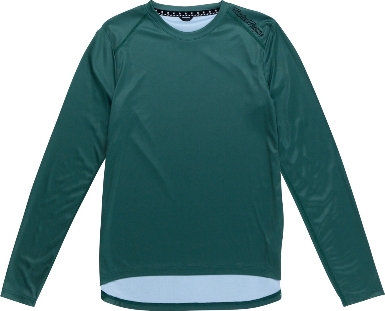 Troy Lee Designs Lilium LS Mono Ladies Bicycle Jersey, green, Size XS for Women-image-594206696