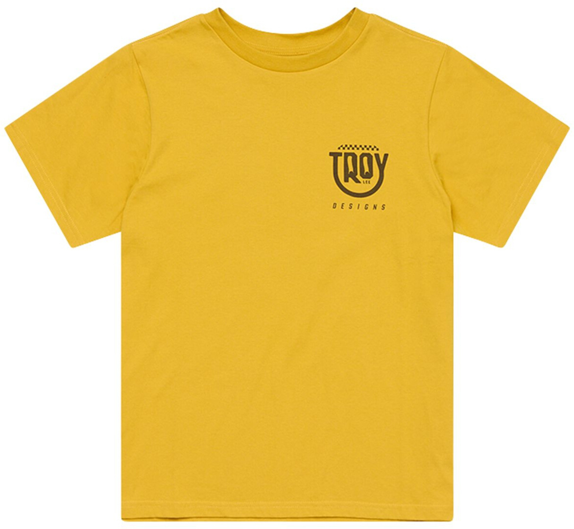 Troy Lee Designs Smiley Ladies T-shirt, or, taille S pour Femmes