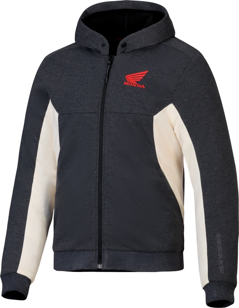 Alpinestars Honda Chrome V3 Sport Logo 摩托車拉鍊連帽衫