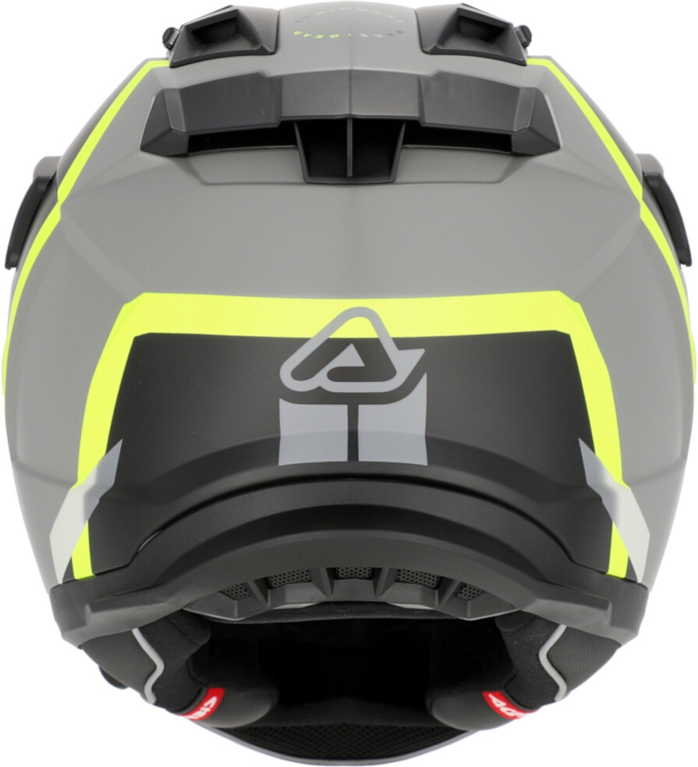 Side view of Acerbis Attack Graphic Enduro Helmet, black-yellow, Size L for Men