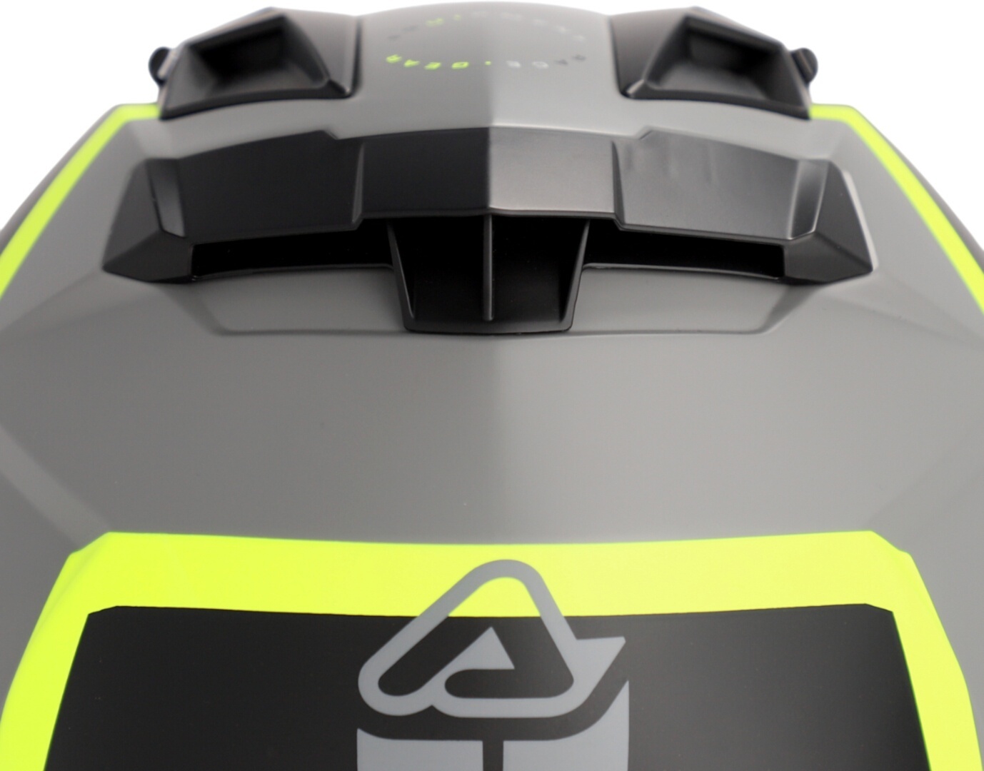 Side view of Acerbis Attack Graphic Enduro Helmet, black-yellow, Size L for Men