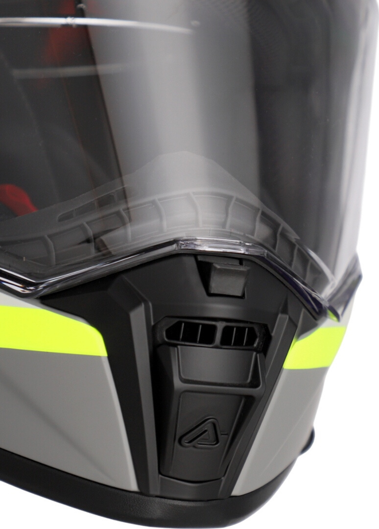 Side view of Acerbis Attack Graphic Enduro Helmet, black-yellow, Size L for Men