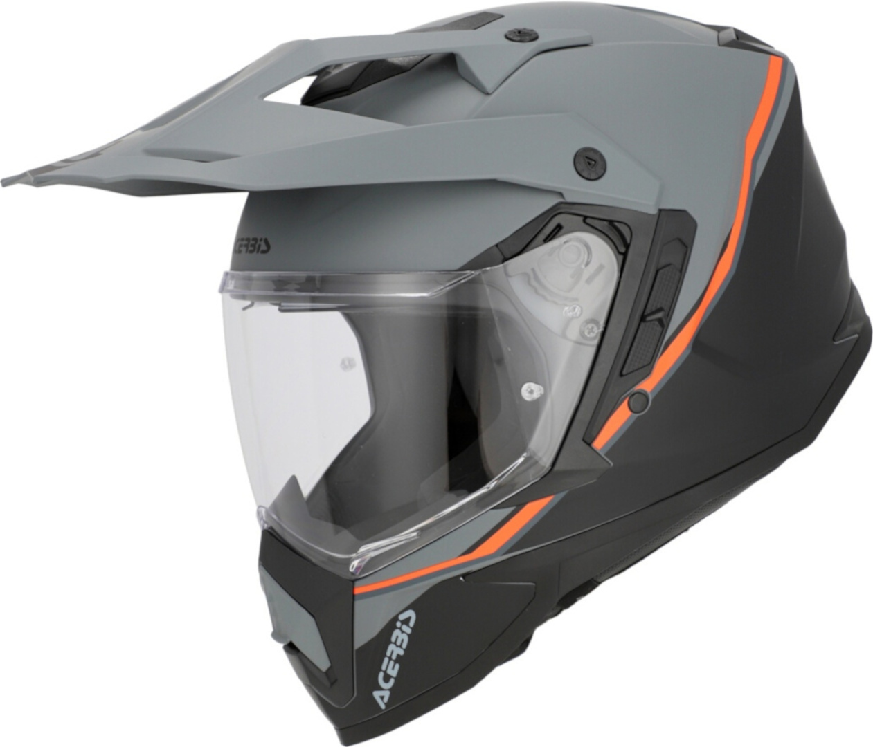 Acerbis Assault Graphic Enduro Helmet, Black-Orange, Size L For Men