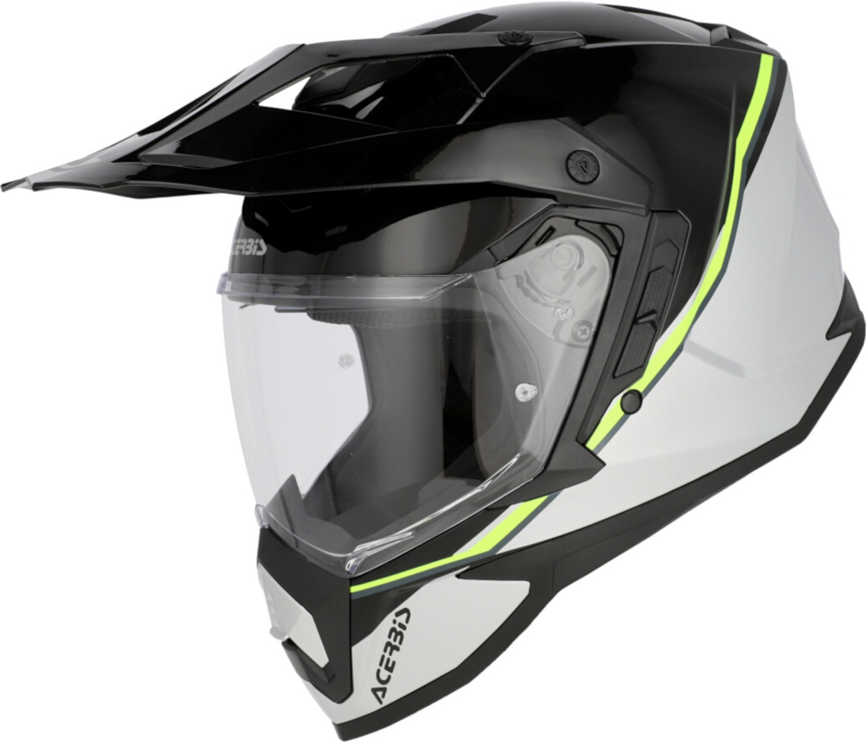 Acerbis Assault Graphic Enduro Helmet, Black-Yellow, Size Xl For Men