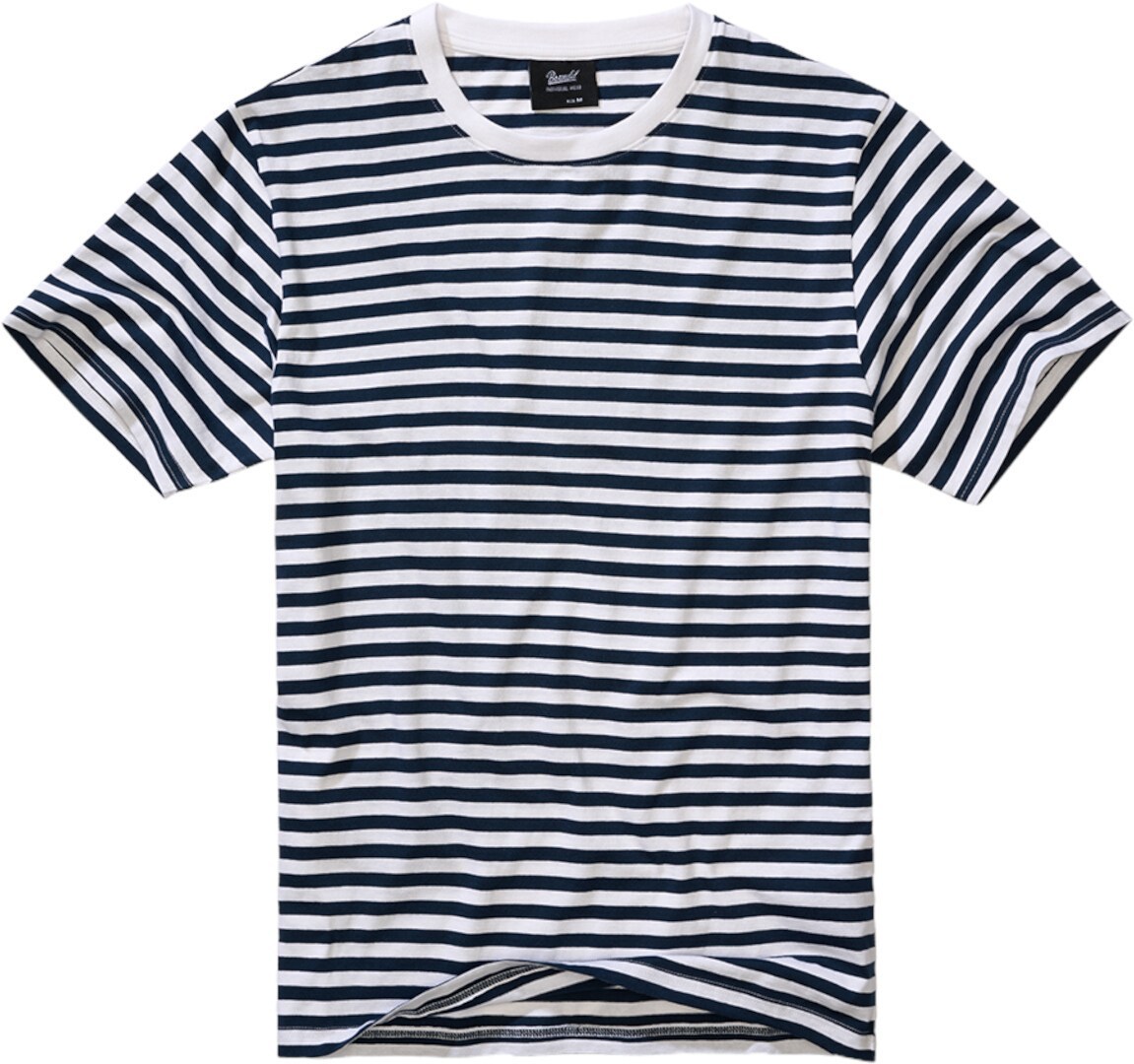 Brandit Stripe Jersey T-shirt, blanc-bleu, taille 3XL pour Hommes