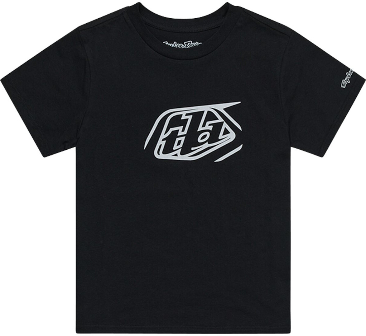 Troy Lee Designs Badge Kids T-Shirt, Black, Size S