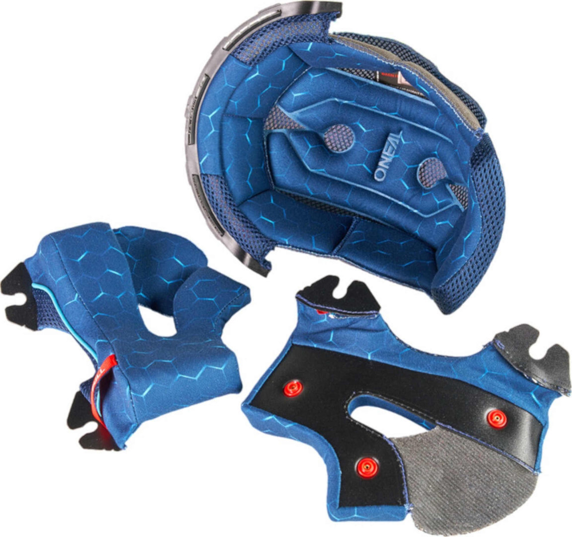 Kini Red Bull MXC2 Liner and Cheek Pads, blue, Size XL for Men-image-962458798