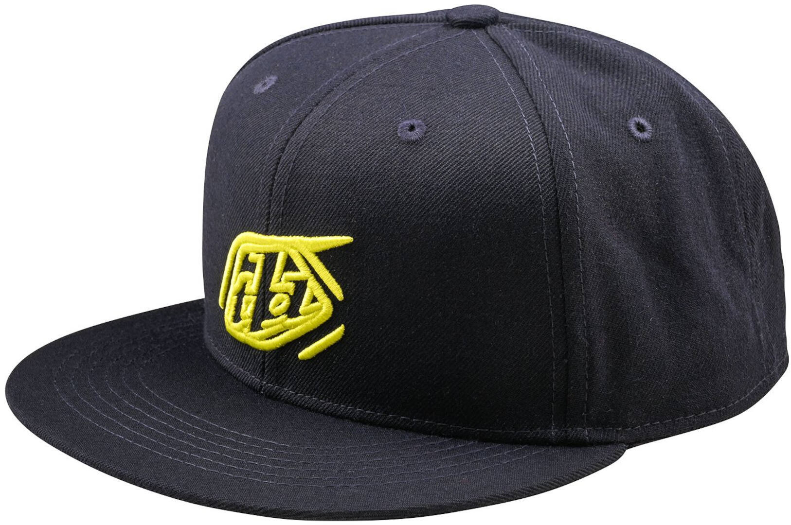Troy Lee Designs Flat Bill Badge Snapback Cap, blue for Men