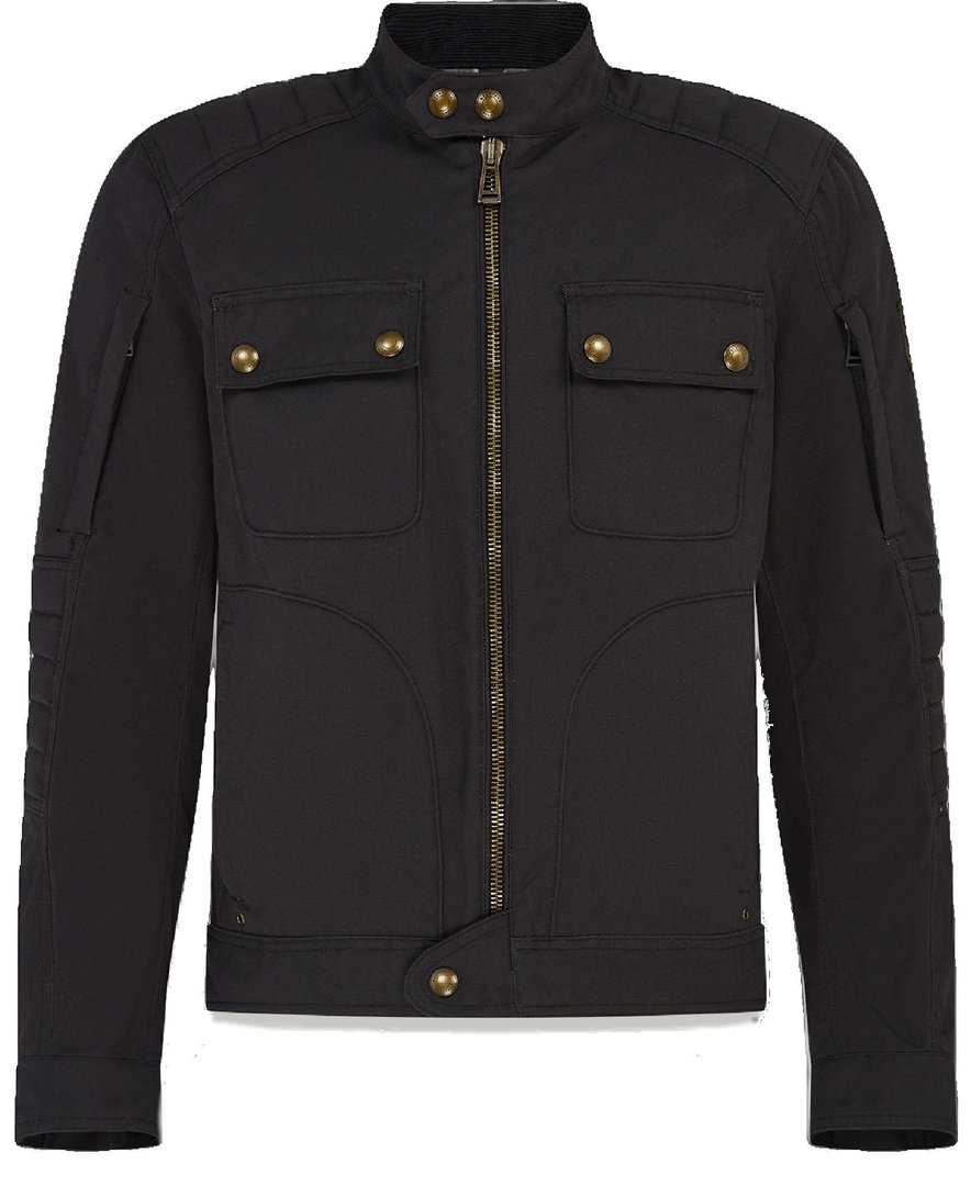 Belstaff Roberts waterproof Motorcycle Textile Jacket, black, Size 2XL for Men-image-982877099
