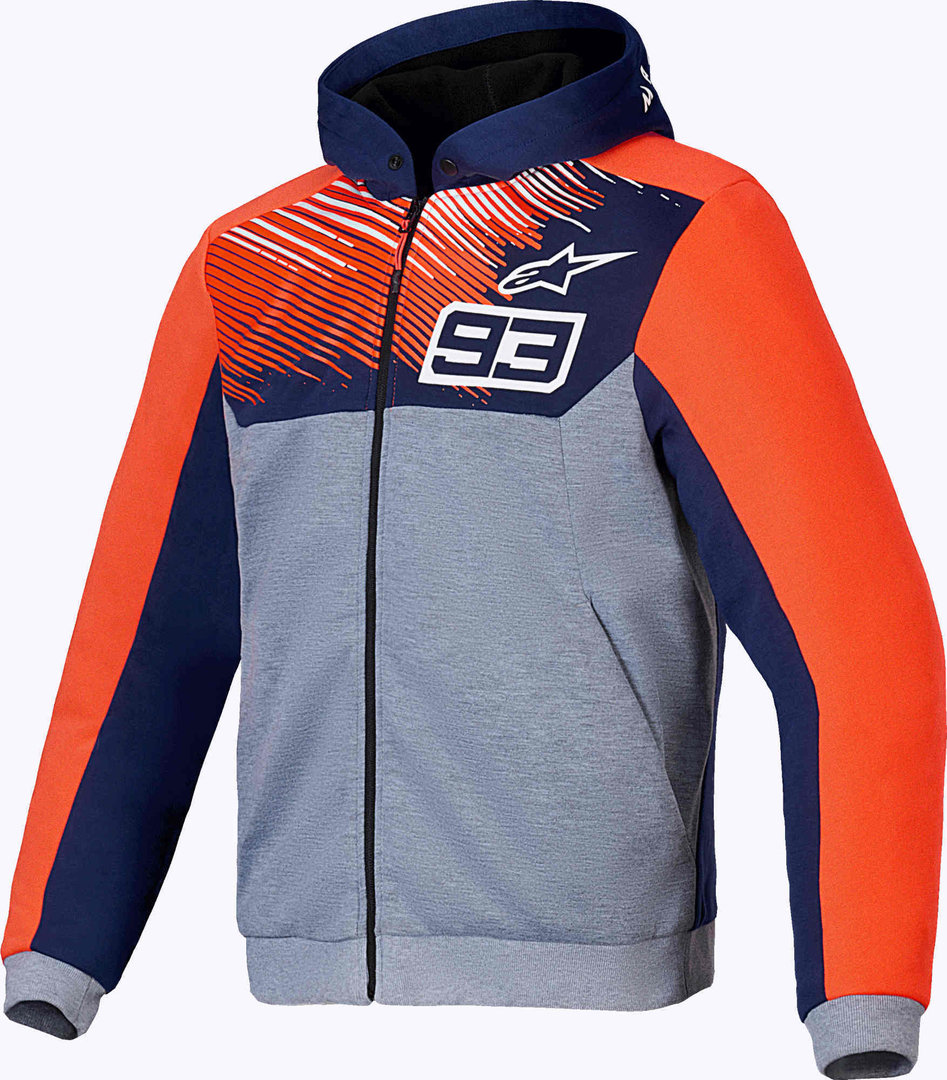 Alpinestars MM93 Chrome V2 Sport Мотоциклетная толстовка с капюшоном на молнии