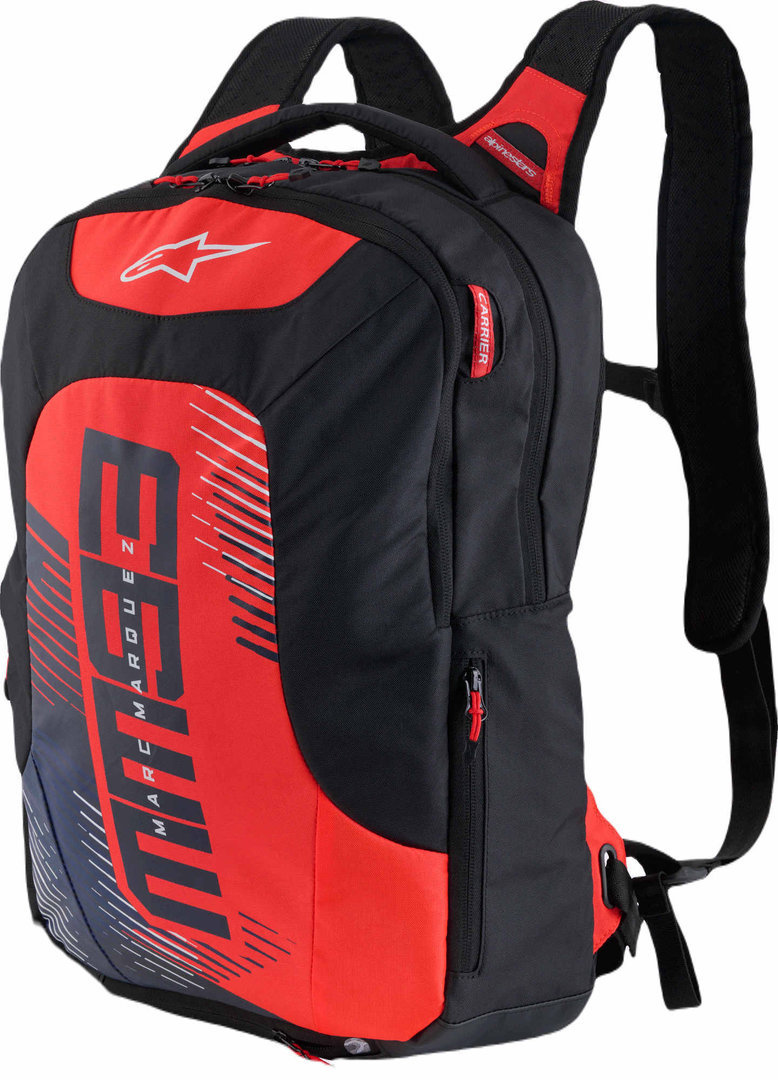 Alpinestars MM93 City Hunter V2 Motorrad Rucksack, schwarz-rot für Männer