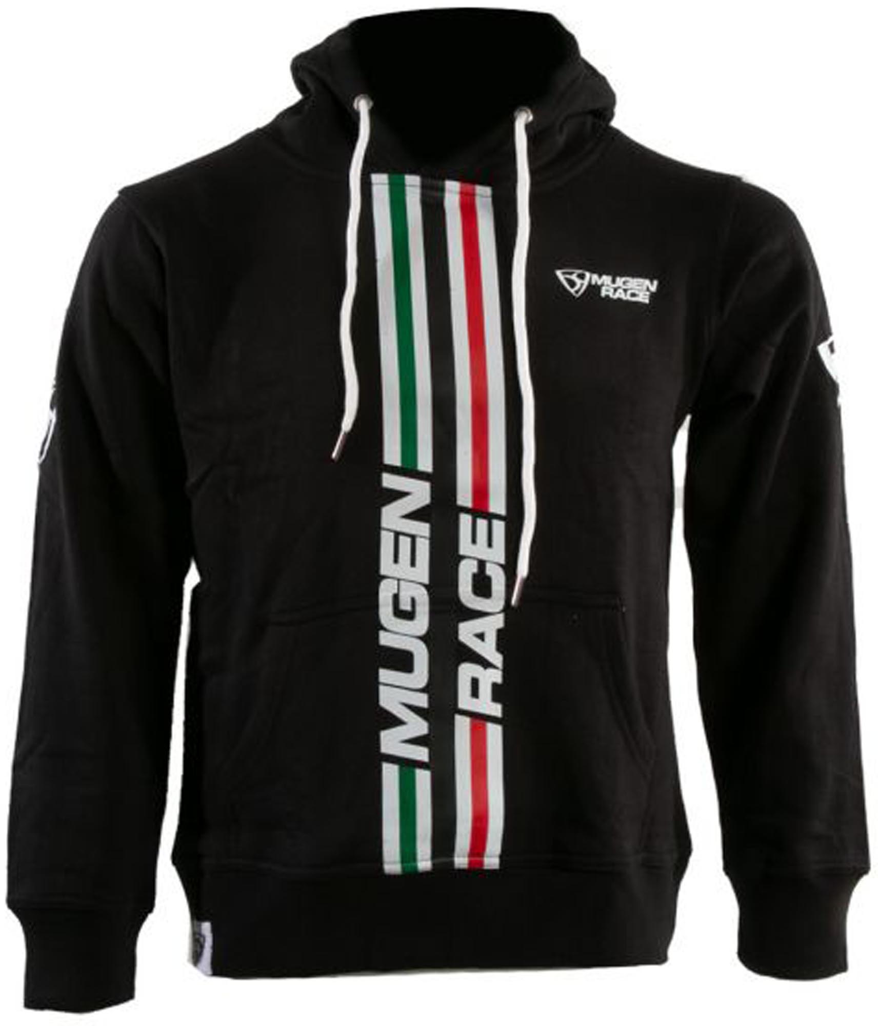 MUGENRACE Stripe Hoodie Capuche, noir, taille M pour Hommes