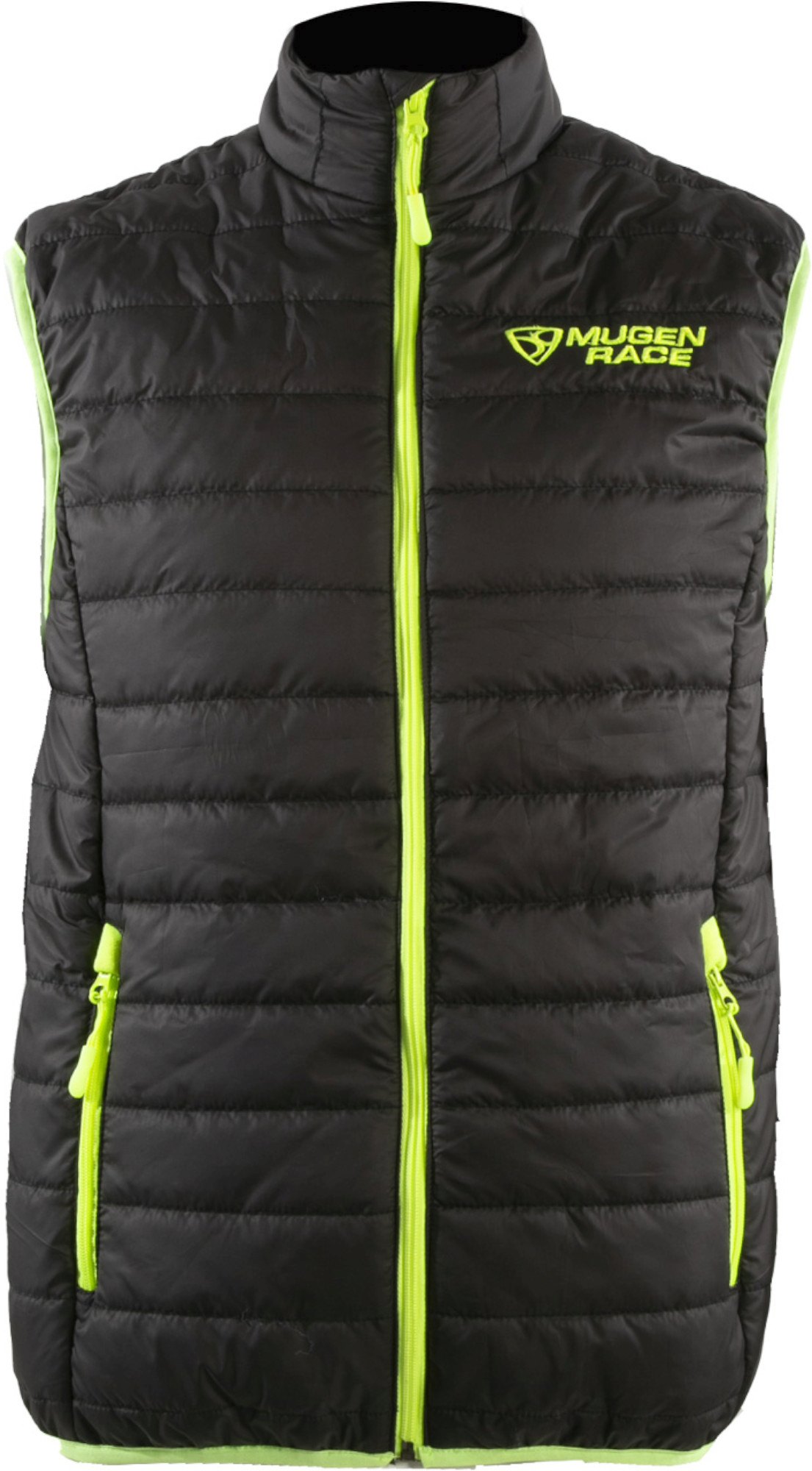 Mugenrace Arm-W Vest, Black-Yellow, Size 2XL For Men