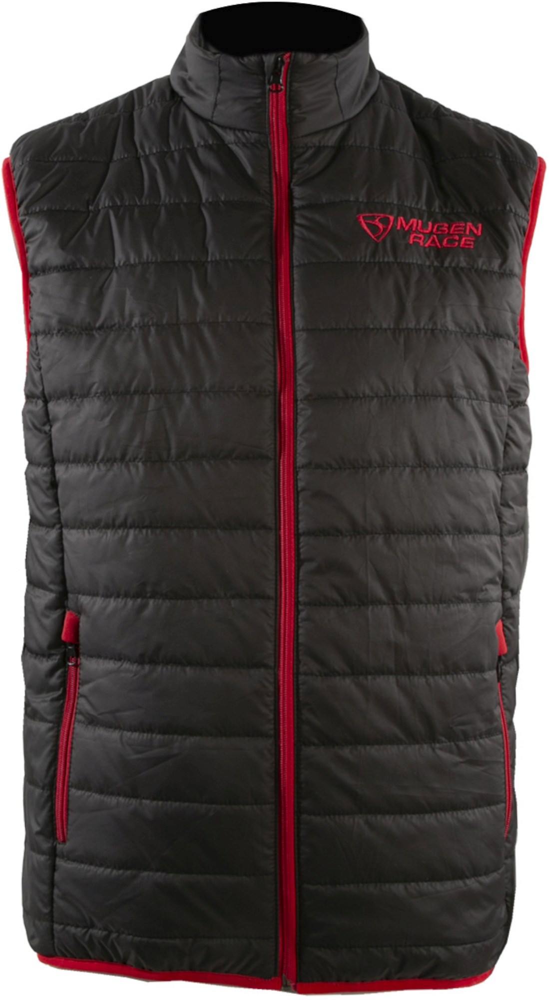 Mugenrace Arm-W Vest, Black-Red, Size Xl For Men