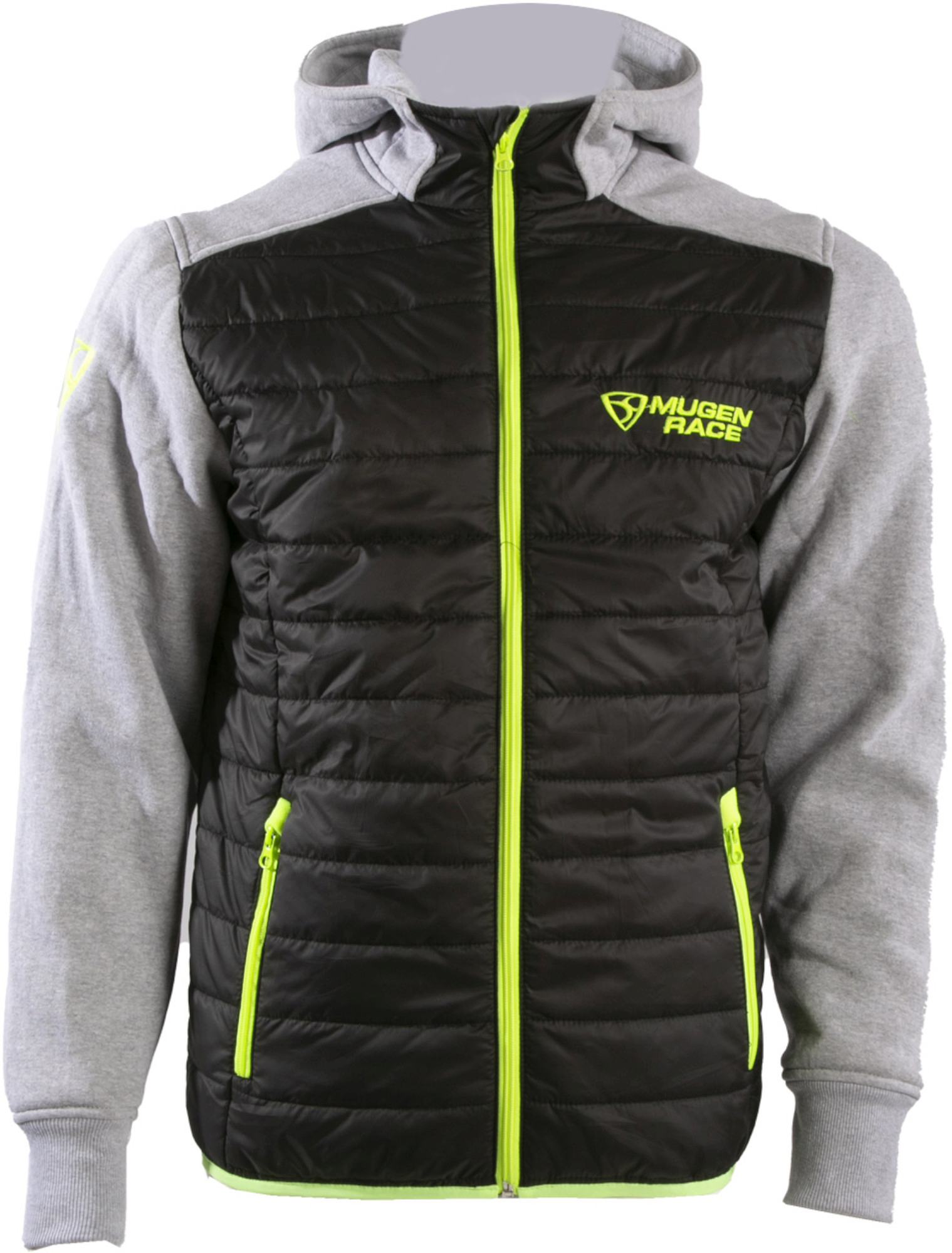 MUGENRACE Puffy Zip Hoodie Sweat à capuche zippé, taille XS pour Hommes