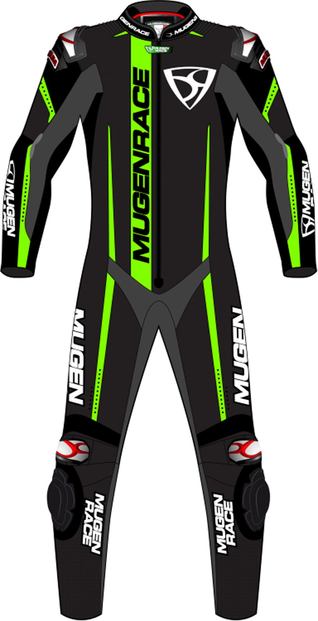 MUGENRACE Assassino Combinaison en cuir de moto 1 pièce perforée pour enfants, noir-blanc-jaune, taille XS 140 pour Des gamins