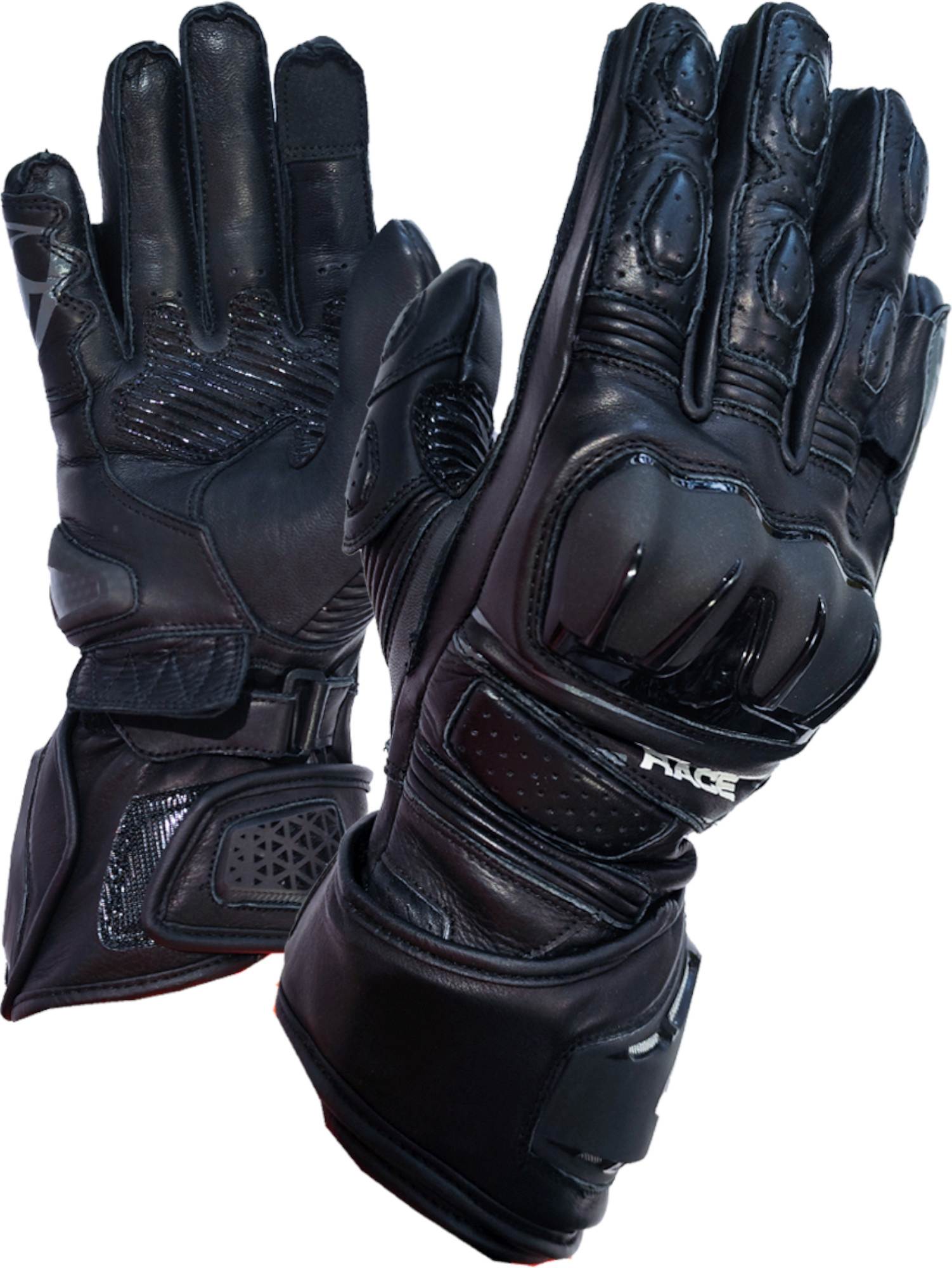 MUGENRACE Linea Sport Motor Gants de vélo, noir, taille 2XL pour Hommes