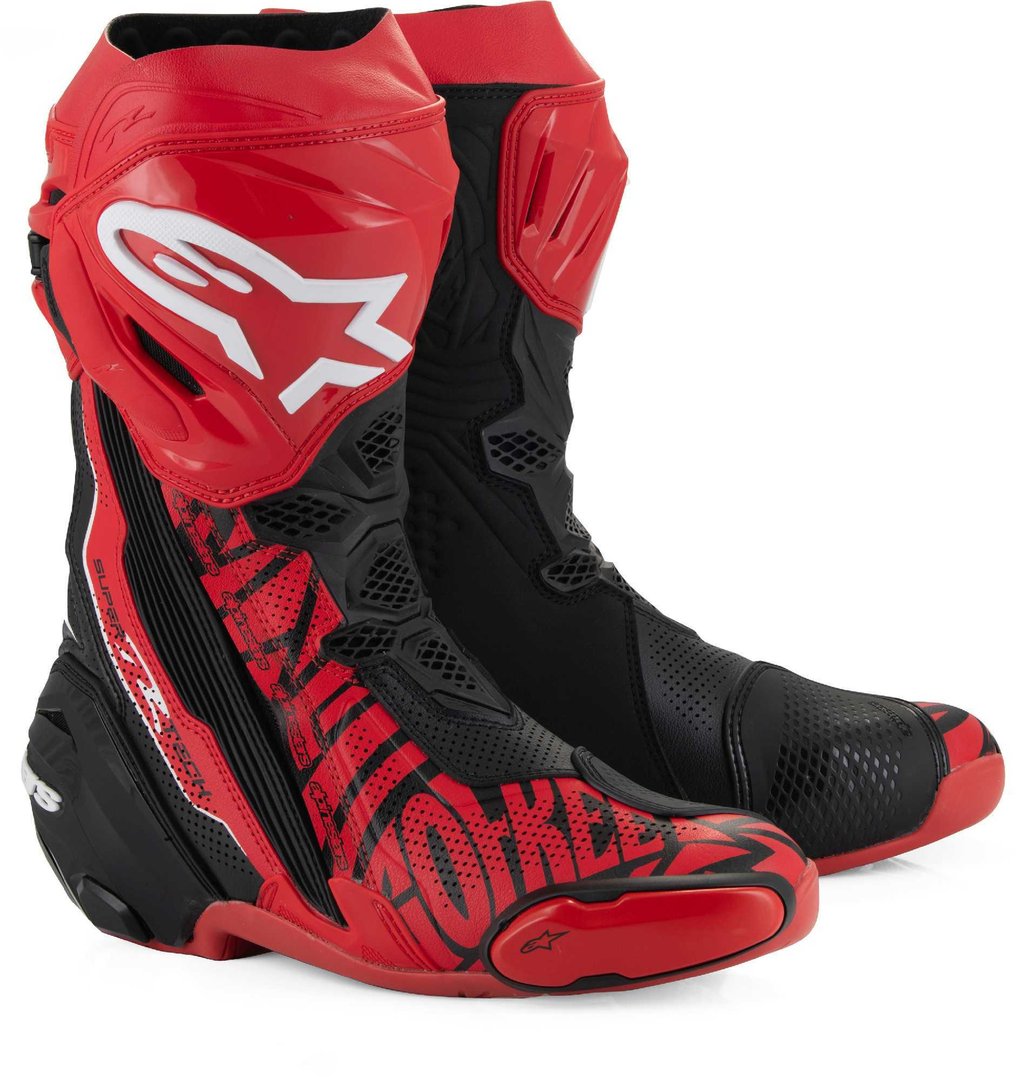Alpinestars Supertech R Pecco Bagnaia LE Vented Мотоциклетные ботинки