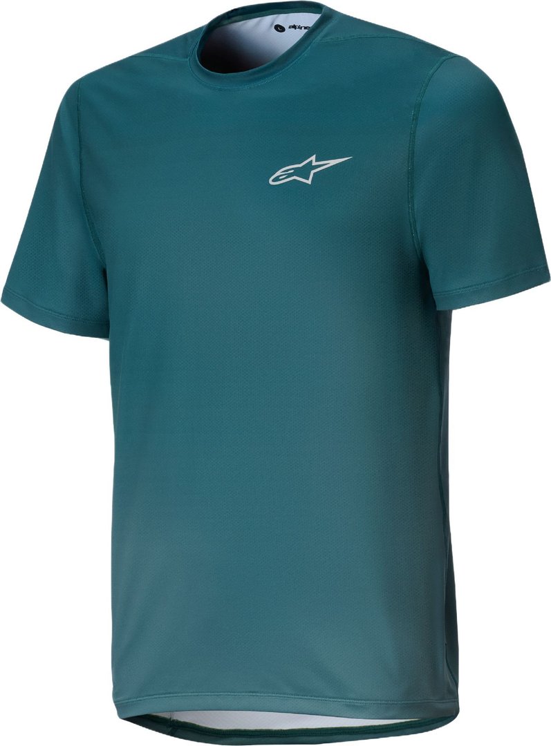Alpinestars A-Dura Rise Short Sleeve Bicycle Jersey, green, Size L for Men-image-1455084399