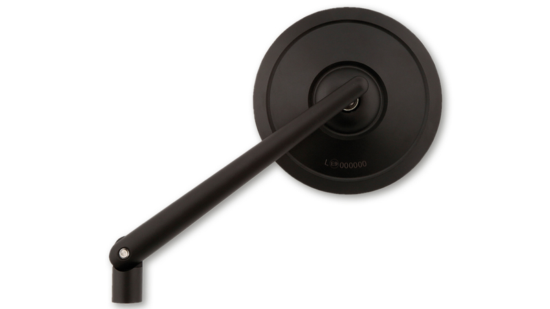 HIGHSIDER pro Lenkerspiegel Retro Schwarz (1Stk)
