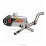 T-6 Stainless Full System Acciaio inossidabile-Titanio/Carbonio Tappo terminale