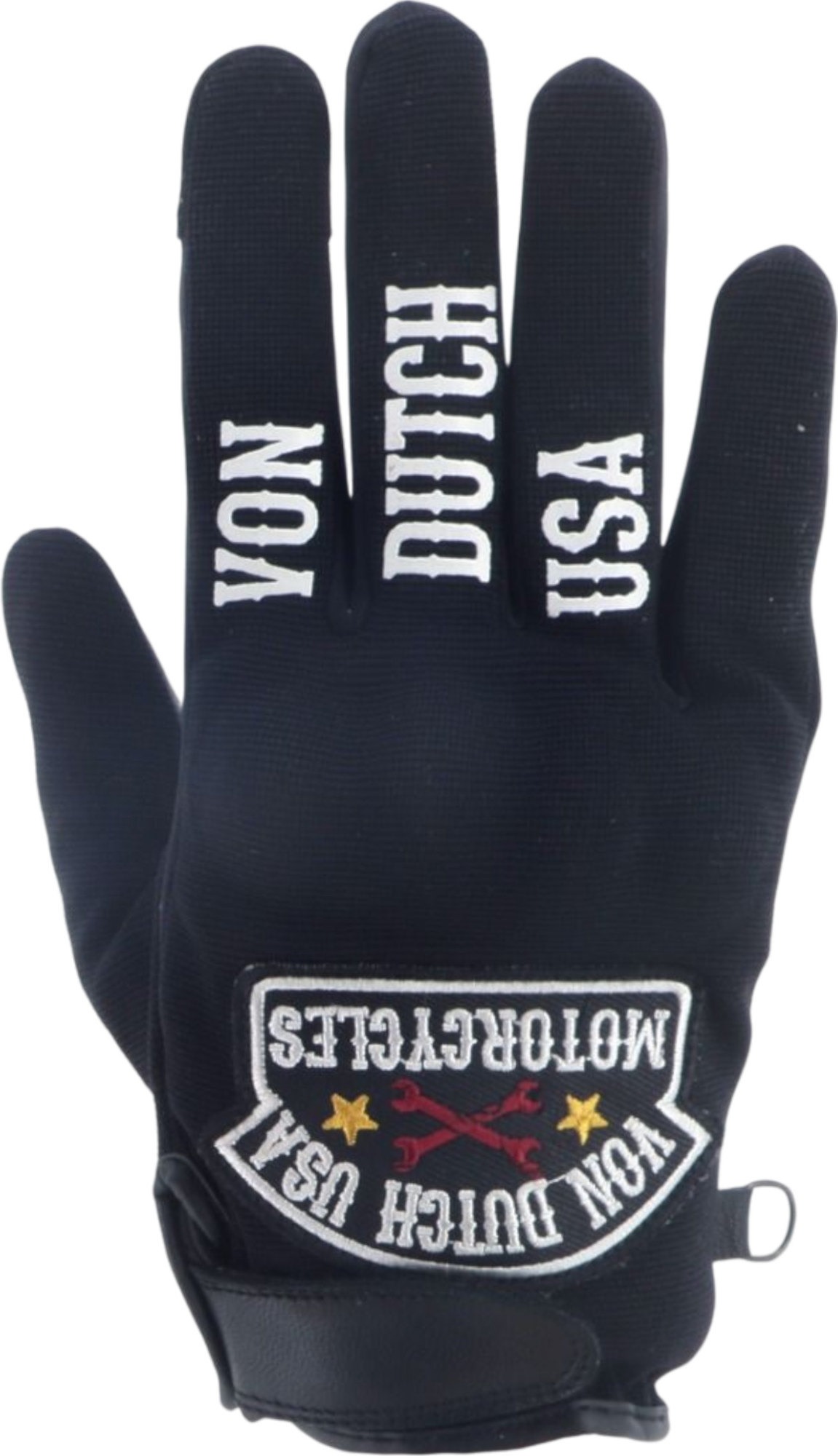 Von Dutch X Helstons Key Motorcycle Gloves, Size M L For Men