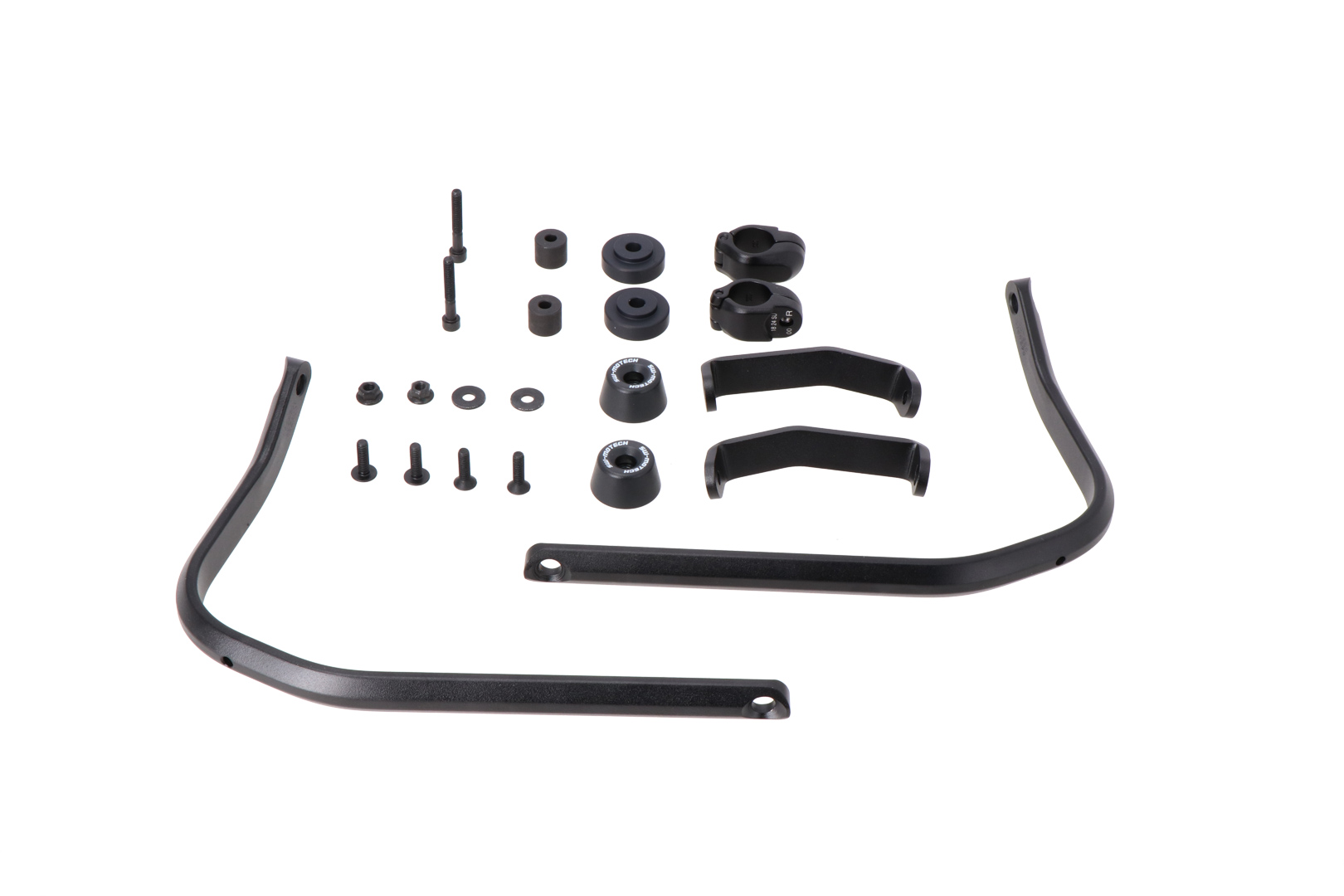 SW-Motech Handguard mounting kit - Black. Honda CRF300L, Triumph Scrambler 400X/XC.