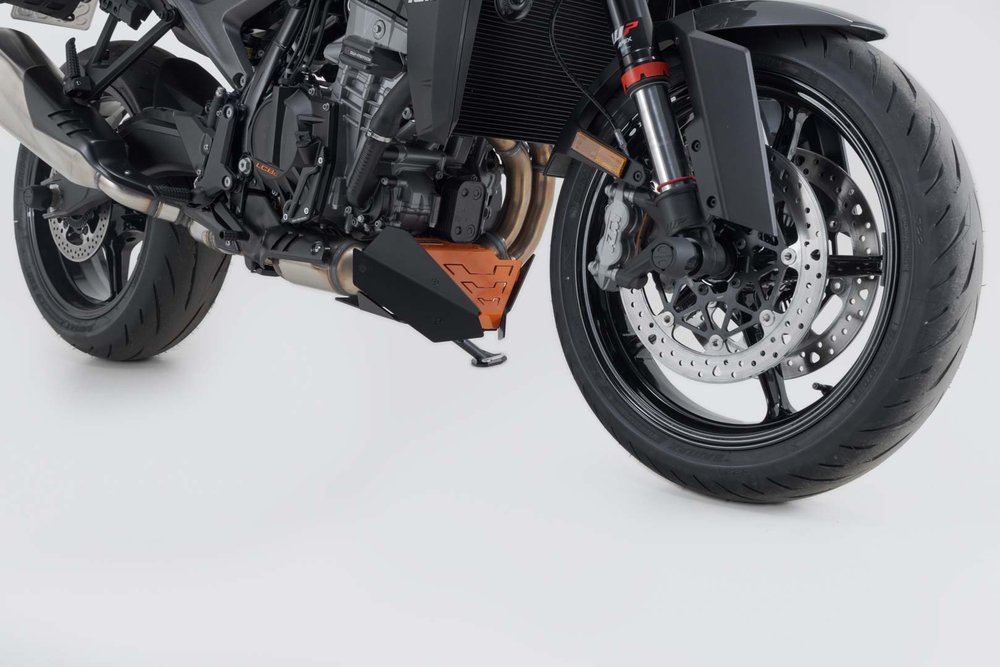 SW-Motech Přední spoiler - Oranžová/Černá. KTM 990 Duke (23-).