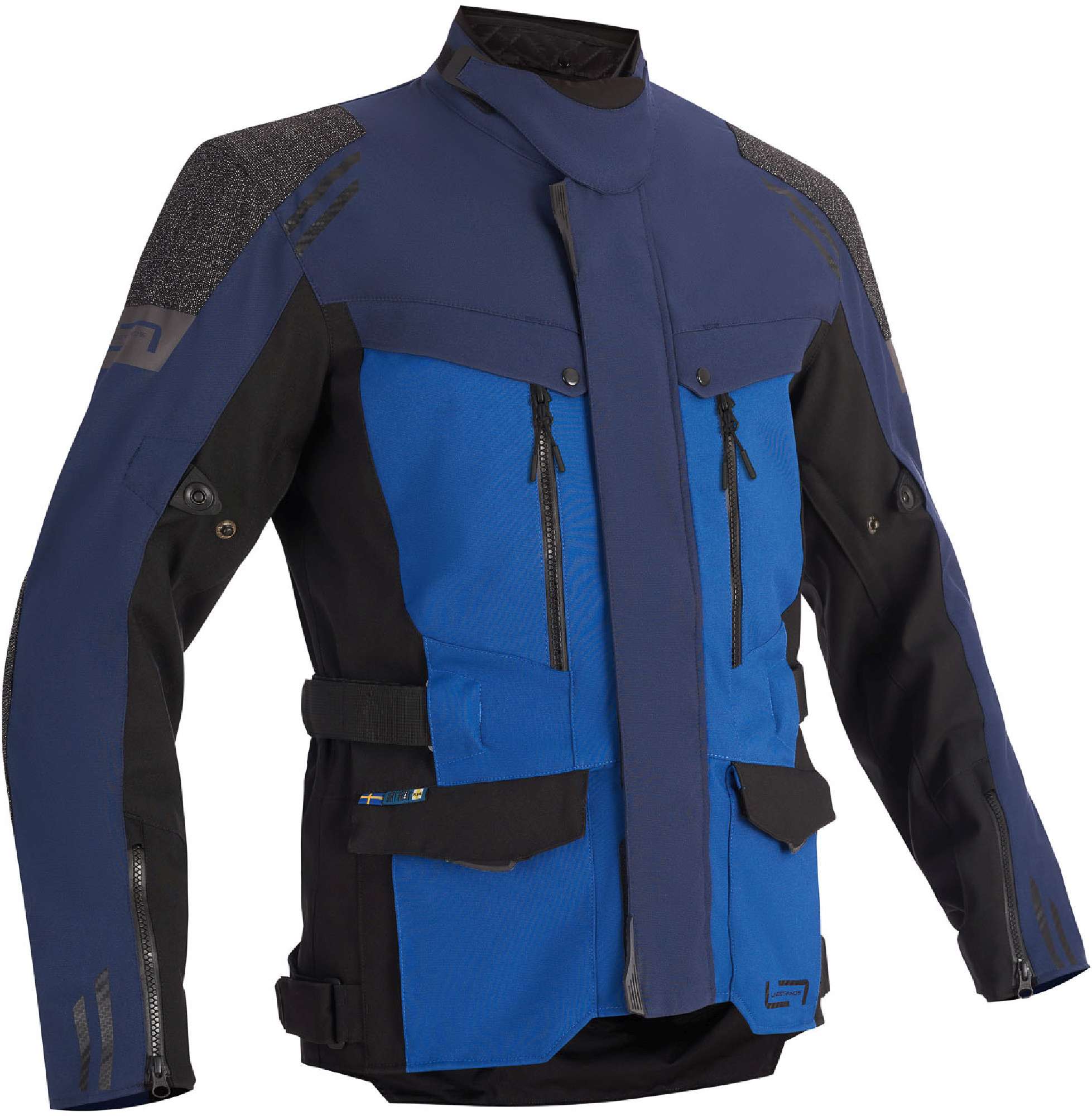 Lindstrands Storbo Blouson textile de moto, bleu, taille 54 pour Hommes