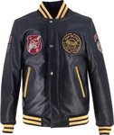 Von Dutch X Helstons Collegian Chaqueta de cuero para moto