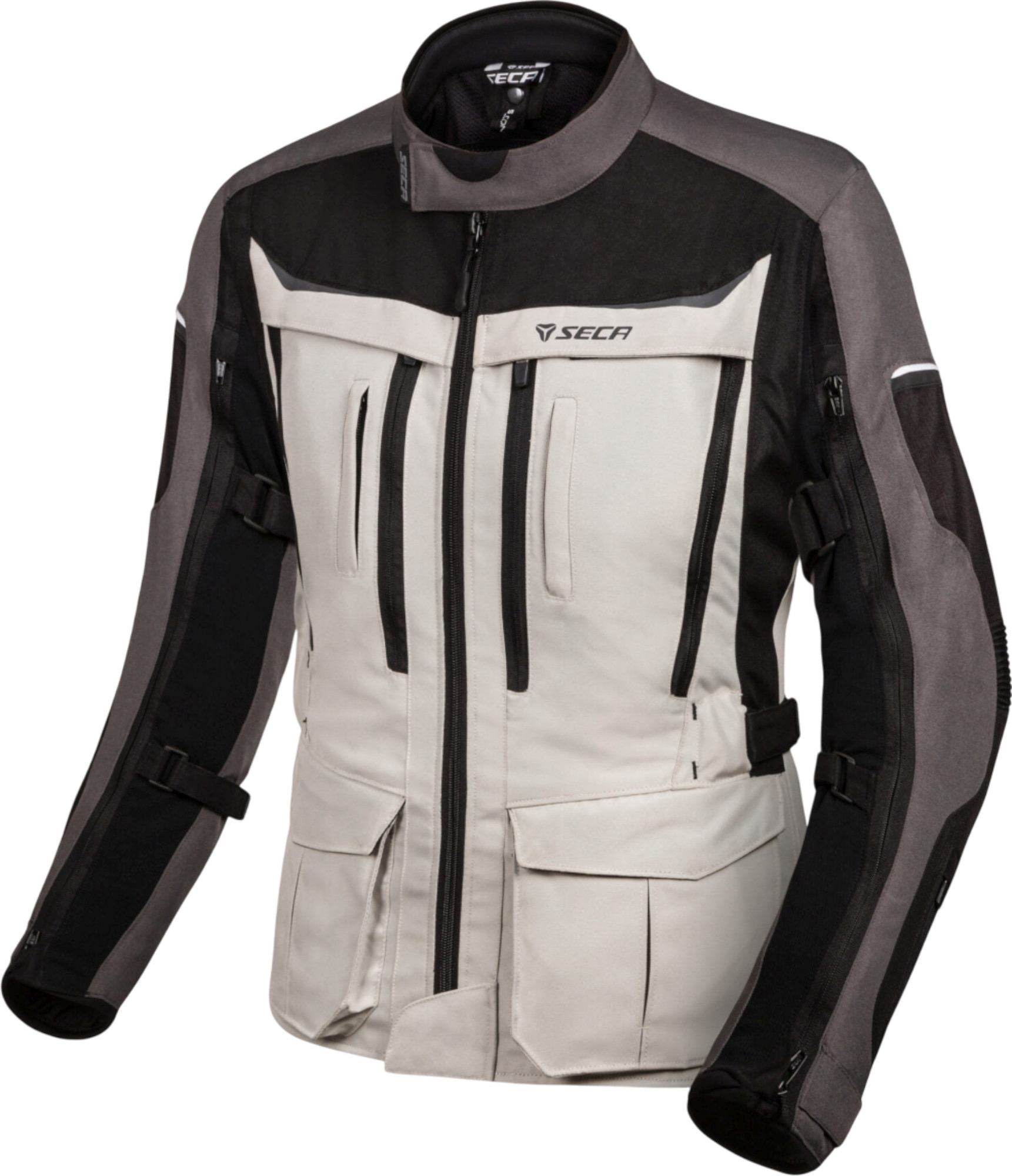 Seca Discovery Veste textile de moto pour femmes, noir, taille 3XL