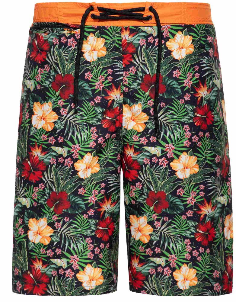 King Kerosin Hibiskus Swim Shorts