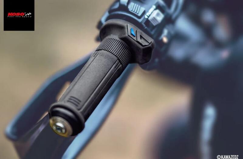 KOSO Punhos de aquecimento 7/8" + 1" - Interruptor integrado