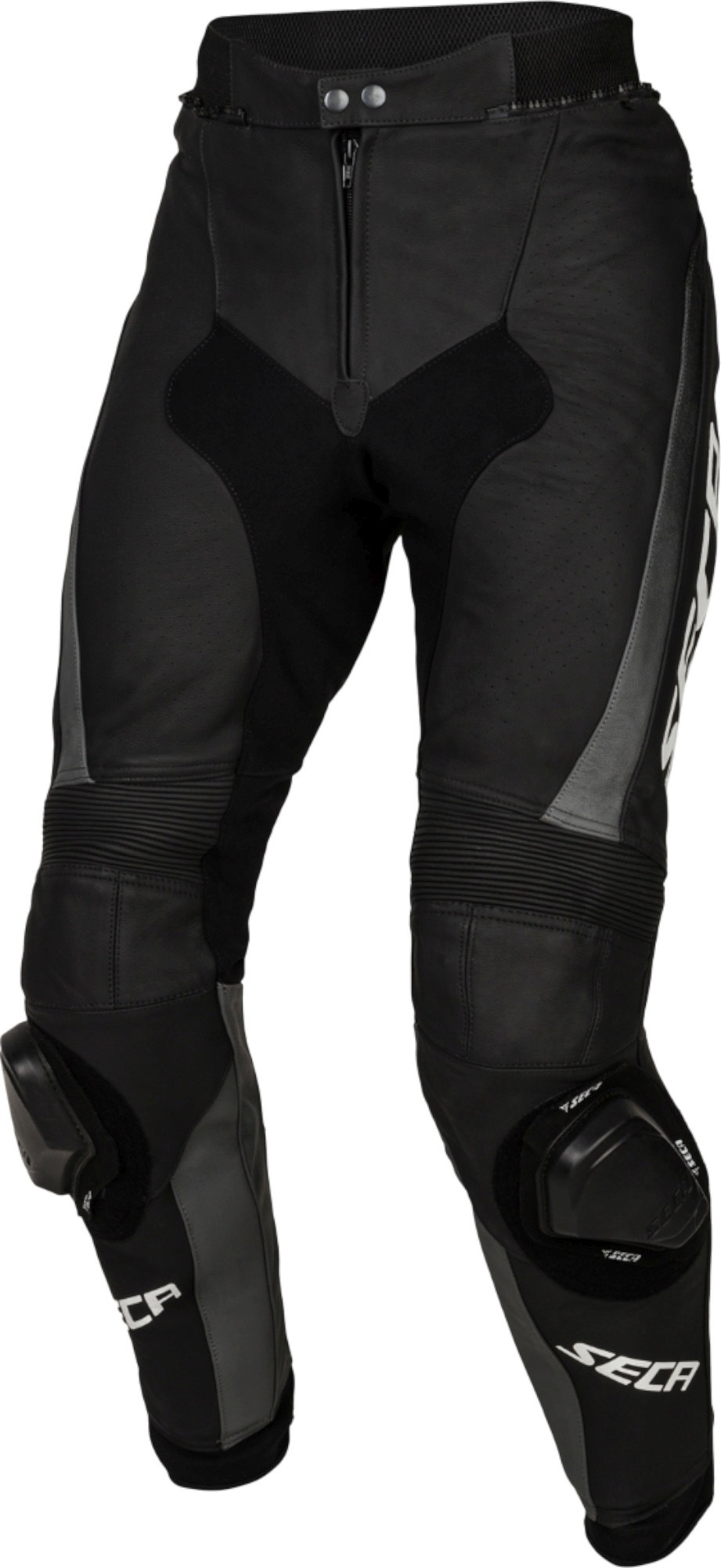 Seca SRS II Pantalon de moto en cuir, noir, taille 52 pour Hommes