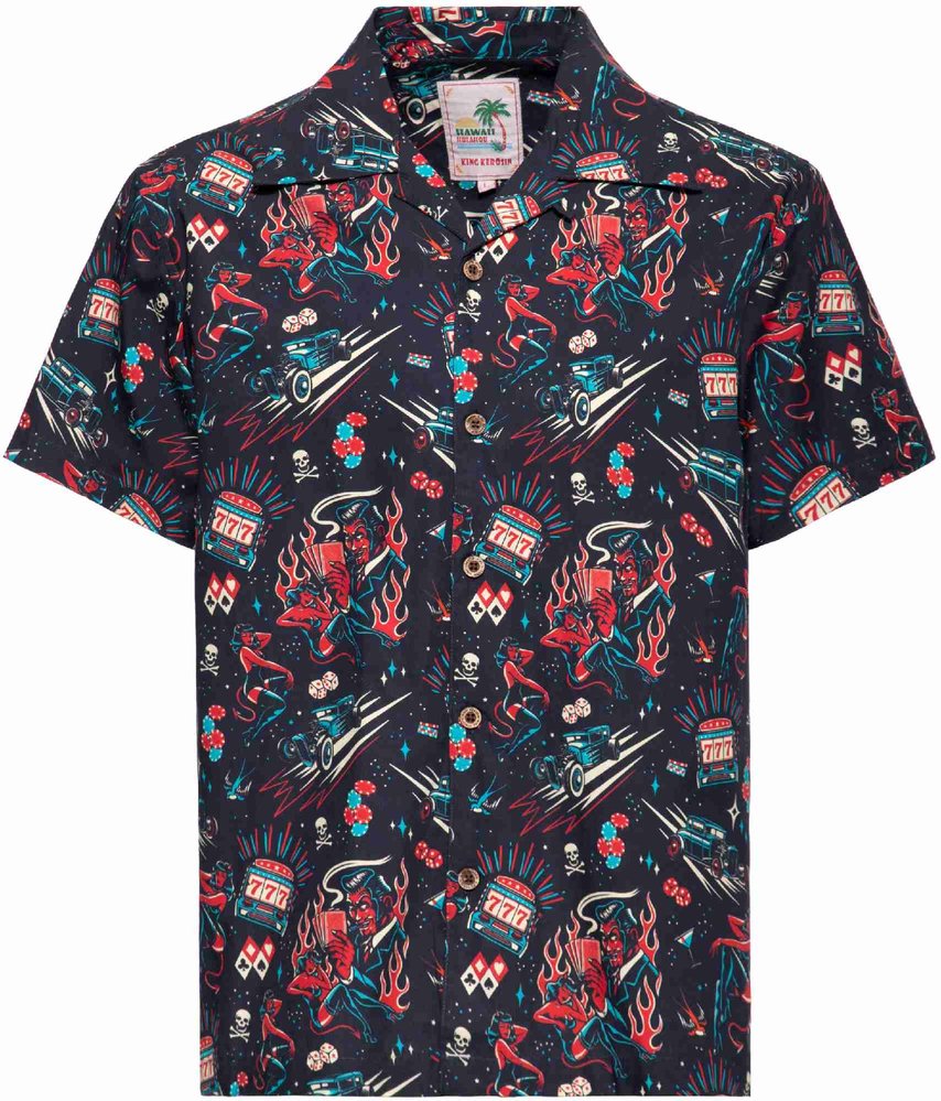 King Kerosin Rockabilly Devil Рубашка с коротким рукавом