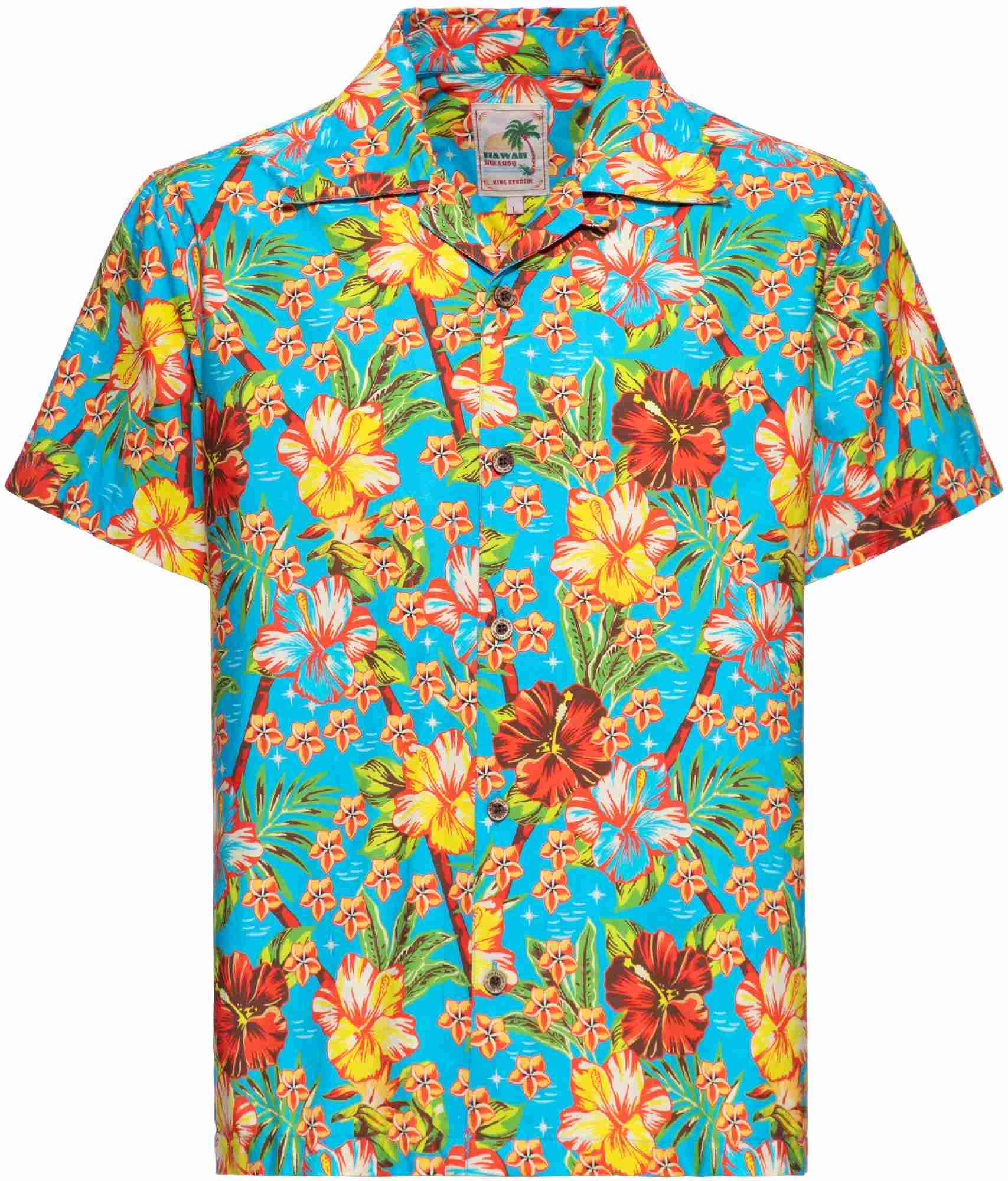 King Kerosin Hula Girl Chemise à manches courtes, taille XL pour Hommes