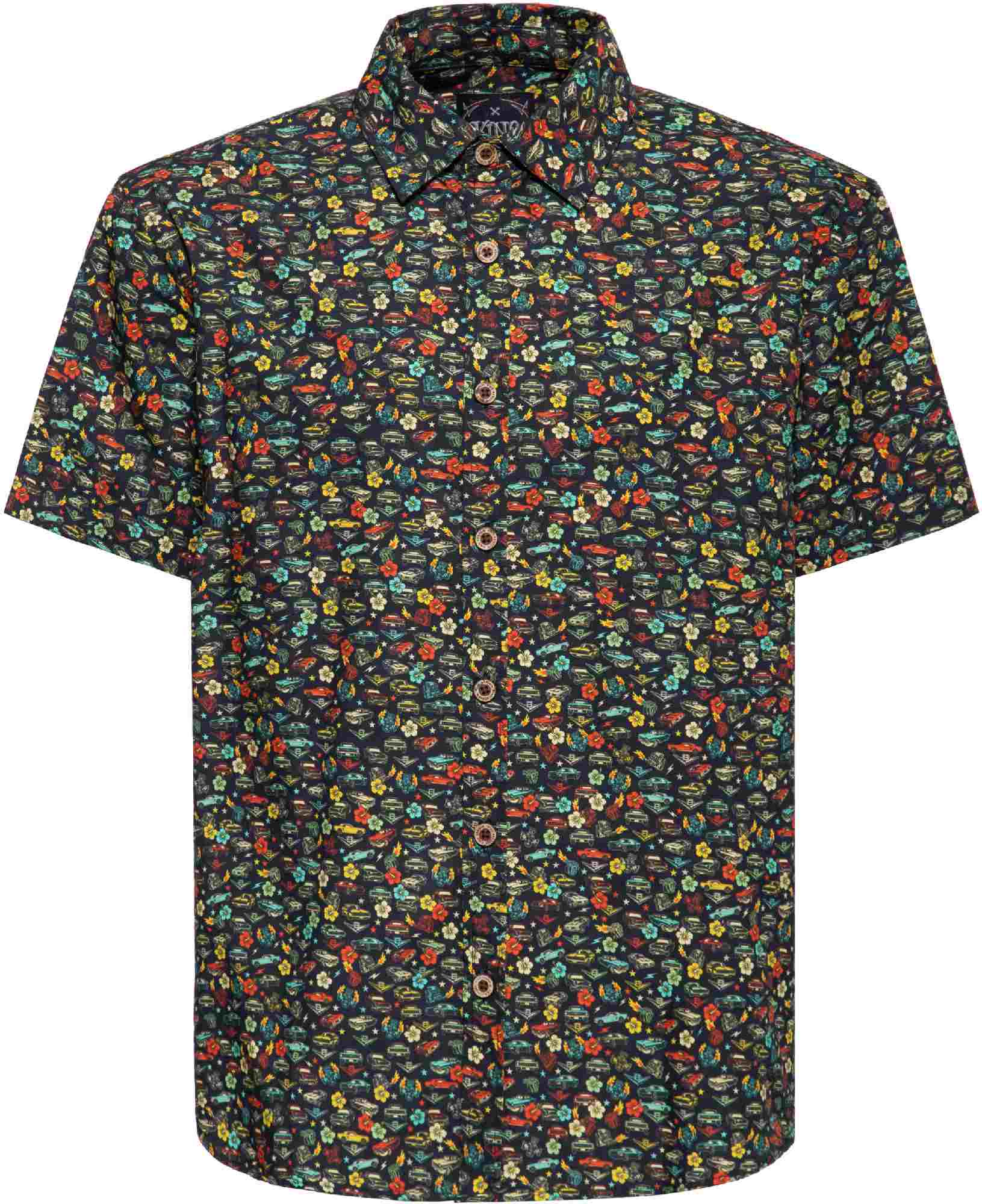 King Kerosin V8 Chemise à manches courtes, taille L pour Hommes